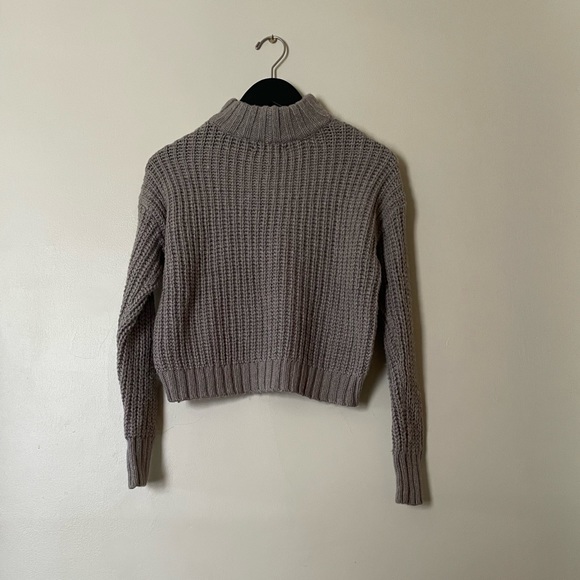 AEO Cropped Mockneck Sweater - Picture 2 of 2